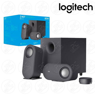 Bocinas Logitech Z407  con subwoofer,potencia máxima de 80 W,Bluetooth  y control inalámbrico🕹🎵53478532 - Img 68282127
