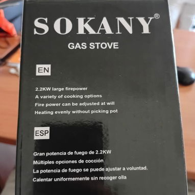COCINA DE GAS DE UNA HORNILLA SOKANY - 2/7