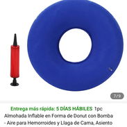 Cojín inflable para problemas de hemorroides, heridas, prostata - Img 57893608