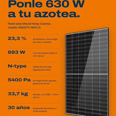Paneles Solares 620W–640W — Mayor Generación - 4/5
