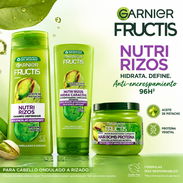 KIT GARNIR, NUTRI RIZOS, PARA CABELLOS RIZADOS - Img 55782059