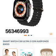 SMART WATCH C90 ULTRA 2 CON AUDÍFONOS BWOO - Img 54673747