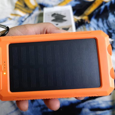 POWER BANK - Cargador inalámbrico de 20000 mAh con panel solar ☀️🔋 - 3/4