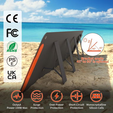 PANEL SOLAR PORTATIL 180 WATT PARA ECOFLOW ECOFLOW - 2/4