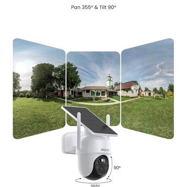 ☎️53544655 🛵 Entrega Gratis ⭐ Kit de Cámaras de Seguridad Solar Inalámbricas 4MP (4 Cámaras)⭐ - Img 111967628