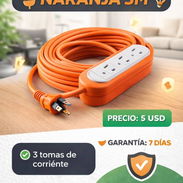 EXTENSIÓN ELÉCTRICA NARANJA 5M - Img 55996833