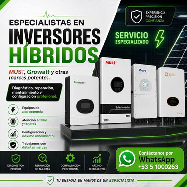 🔧 REPARACIÓN DE INVERSORES MUST EN LA HABANA - 3/6