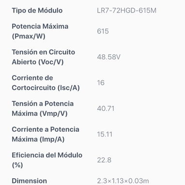 Panel solar bifacial + soporte - 2/3