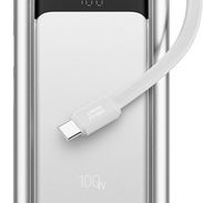 POWER BANK TALIX 10000MAH 100W USB-C CON CABLE INTEGRADO ENVÍO DISPONIBLE + GARANTÍA - Img 57521345