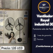 Ventilador Royal industrial 30" Funciona solo de Pedestal Precio:135 usd con mensajería - Img 54973571