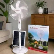 VENTILADOR RECARGABLE DE PIE CON PANEL - Img 57947035