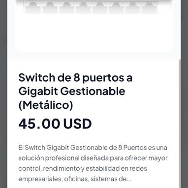 Equipos de red y wifi - 8/10