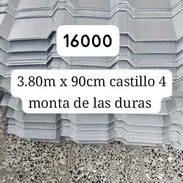 Tejas de 4 montas castillito , angulares 25 *25 , tubos galvanizados de 6m entre otros . - Img 57118549
