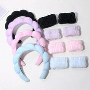Set de diadema y muñequeras para maquillaje y cuidado de la piel - Img 57597500