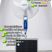 Ventilador Recargable Dawang Durabilidad de Carga de 8 a 12 hr ⌚ Mensajería incluida 🚚 🎈🎈🎈 - Img 56371209