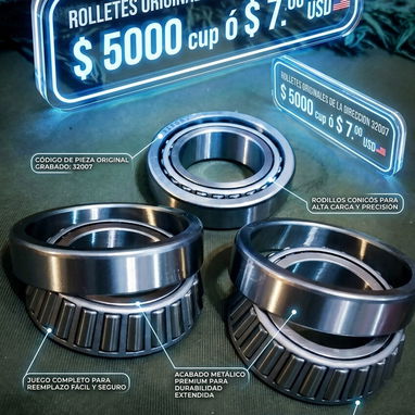 KIT DE ROLLETE ORIGINAL DE LA DIRECCION DE TIMON 32007 ⚙️🛠️⚙️ Acero Reforzado nuevos a estrenar disponibles en nuestras - Img 124386545