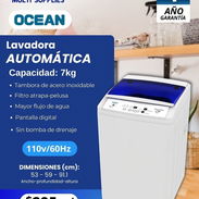 Lavadora Automática y Semiautomática marca OCEAN de 6, 7 y 8kg - Img 54719114