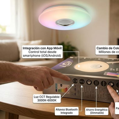 Plafón LED inteligente ✅️ - 2/2
