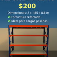 Estantes (Góndolas) para tiendas o mercados, de almacen, y cestas para mercado - Img 46963026