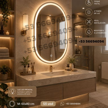Espejos / Espejos para baños / Espejos modernos / Espejos led / Espejos habana - 2/3