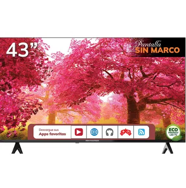 Smart TV Premier de 43 pulgadas Trae Dos mandos y soporte a la pared  $ 370 USD Transporte Incluido - Img 90502806