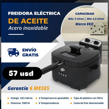 freidora de aire y de aceite. Nuevas con garantía y domicilio gratis - 2/4