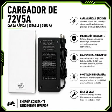 ⚡ CARGADOR 72V 5A — venta por cantidad⚡ - Img 121817343