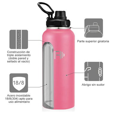 POMOS TÉRMICOS ACERO INOXIDABLE 1.2LT - Img 103880772