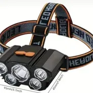 Mini linterna recargable de cabeza de 5 led - Img 56134994