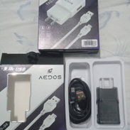 CARGADORES COMPLETOS CARGA RÁPIDA 3.1A ESPIGA USB A Y CABLE V8 CARGA RÁPIDA MIDE 1 METRO MARCA AEDOS. - Img 54482140
