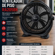 Ventilador de piso Ra206bk - Img 55983380