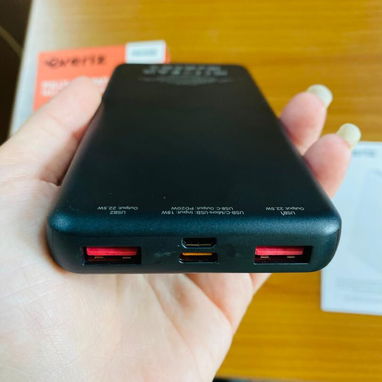 🚧 Power Bank 10000 mAh 22.5W + PD 20W | Carga Rápida con 2 USB + 1 USB-C – PB105B – EVERIZ 🚧 - Img 118081443