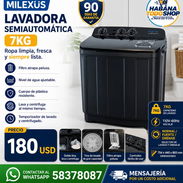 LAVADORAS SEMIAUTOMÁTICAS MILEXUS DE 7KG Y DE 9KG NUEVAS EN CAJA!!! - Img 54901254