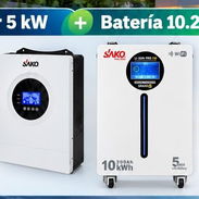 *COMBO* *Inversor Sako de 5kwh 110v ➕️ Batería Sako de 15kwh*   - Precio 3800 USD - Con transporte  - Garantía 1 mes - Img 57807249