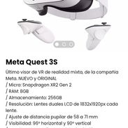 Meta Quest 3S. Último visor de VR de realidad mixta, de la compañía Meta. NUEVO y ORIGINAL - Img 52170503