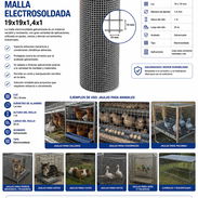 ROLLO MALLA ELECTROSOLDADA GALVANIZADA 19X19X1,4X1 largo 25M - Img 56640831