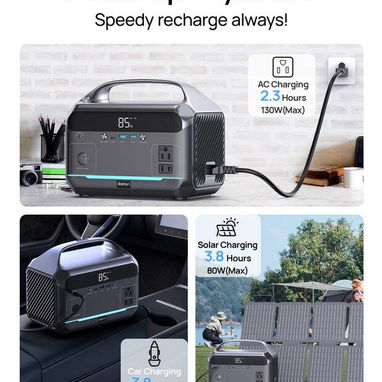 🔋⚡️ Estación de Energía Portátil DARAN NEO300L 300W / 288Wh LiFePO4 | Estaciones Electricas... | videojuegoshabana.com - Img 124087316