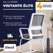 Silla Para Visitante Élite (Color Blanco) - Img 56852407
