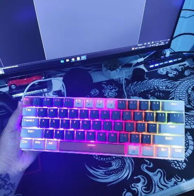 NUEVOS TELCADO MACHENIKE K500-B61 NUEVO. TELCADO MECANICO RETROILUMINADO RGB - Img 91086927