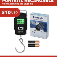 PESA • BÁSCULA ELECTRÓNICA PORTATIL RECARGABLE - Img 55741844