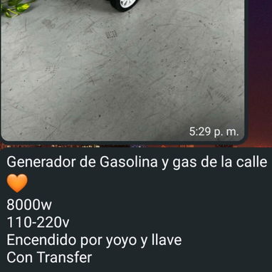 Plantas eléctricas para gas de la calle y gasolina - Img 124152672