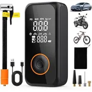 Compresor de aire Digital Con luz Led para carros, motos, camiones, bicicletas y pelotas. - Img 58204039