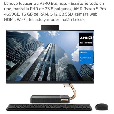 🖥️ LENOVO IDEACENTRE A540 TODO EN UNO - 3/6