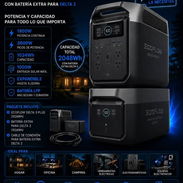 Ecoflow delta 3 plus con 1024 wh con batería extra para delta 2 de 1024 wh para un total de 2048 wh 1650 USD - Img 57583831