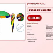 SOMBRILLA DE PLAYA . - Img 57103998