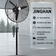 VENTILADOR INDUSTRIAL PEDESTAL JINGHAN 24" 130W | $190 | Envío y Garantía con Factura - Img 57906521