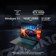 🌲 Laptop Gigabyte Gaming A16 i7 16GB/1TB Nueva $1290 - Img 57849314
