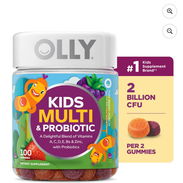 OLLY Kids Multivitaminas + Probióticos en Gomitas Suplemento Digestivo Diario para Niños, Zinc, 100 Uds 25 USD - Img 52650511