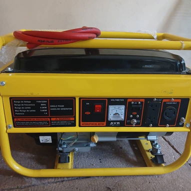 Planta electrica de 3500W (  encendido por yoyo)ya tiene la adaptación para gas - 5/7