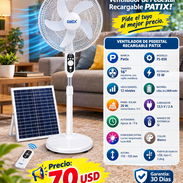 🍀EL TODO EN UNO 🍀 PARA APAGONES. VENTILADOR DE PEDESTAL RECARGABLE PATIX. TENEMOS MENSAJERÍA CON FACTURA. 📲 54833699 - Img 57854210